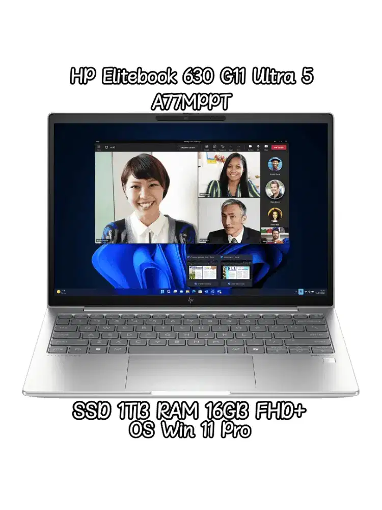HP Elitebook 630 G11 Ultra 5 125u SSD 1TB 16GB FHD+ Win 11 Pro Bnob