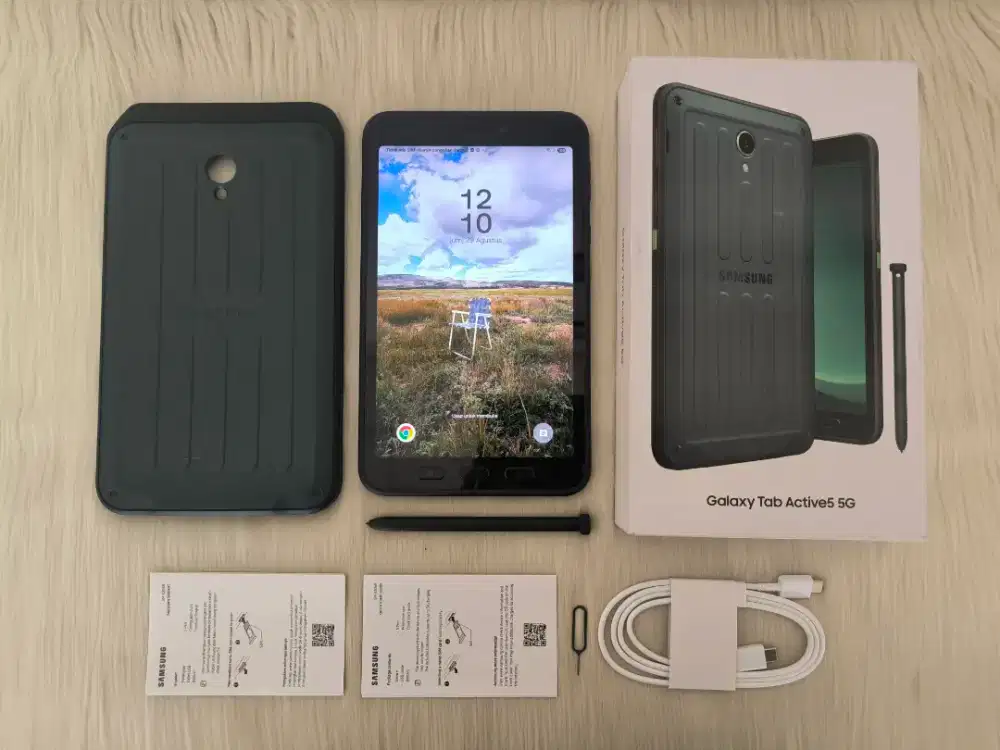 Samsung Galaxy Tab Active 5 5G 6/128 X306 - Fullset, Ex Garansi Resmi