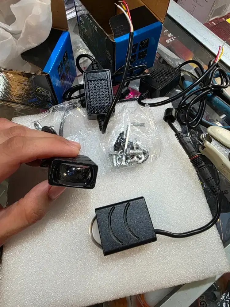 Lampu led tembak mobil 1mata superterang, sepasang