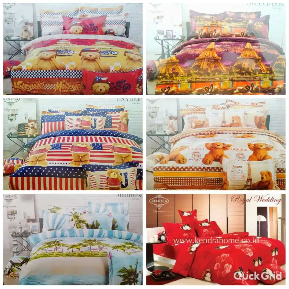 Sprei Kendra Signature Uk. 180 x 200