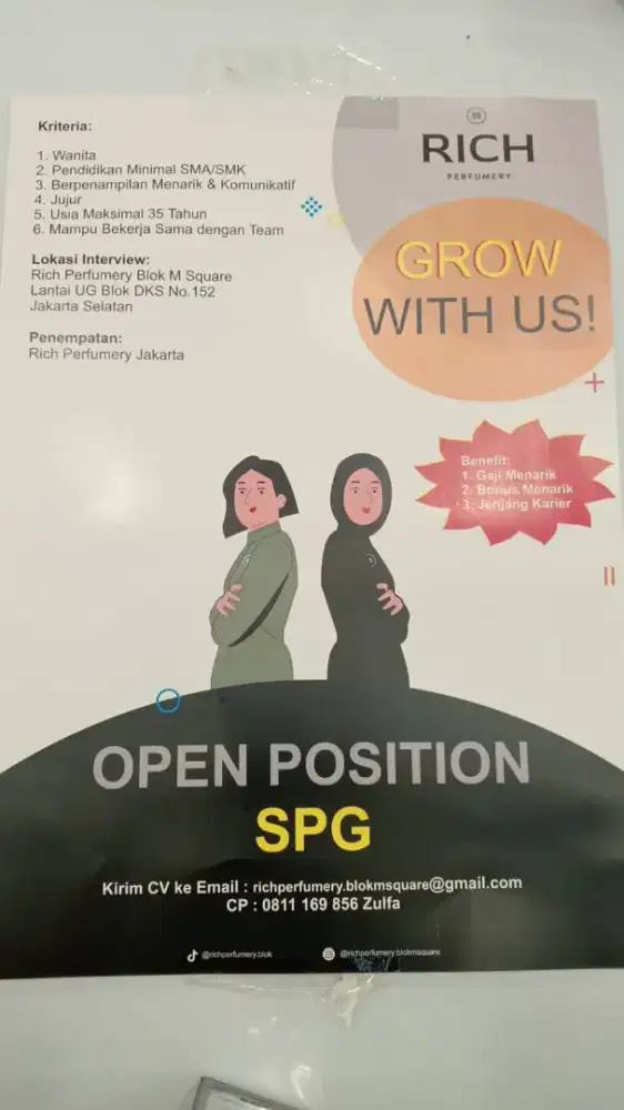 Jenjang karir rich Perfumery