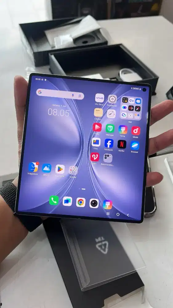 VIVO X FOLD 5 RAM 16GB+16GB/512GB WARNA SILVER || TERIMA KREDIT