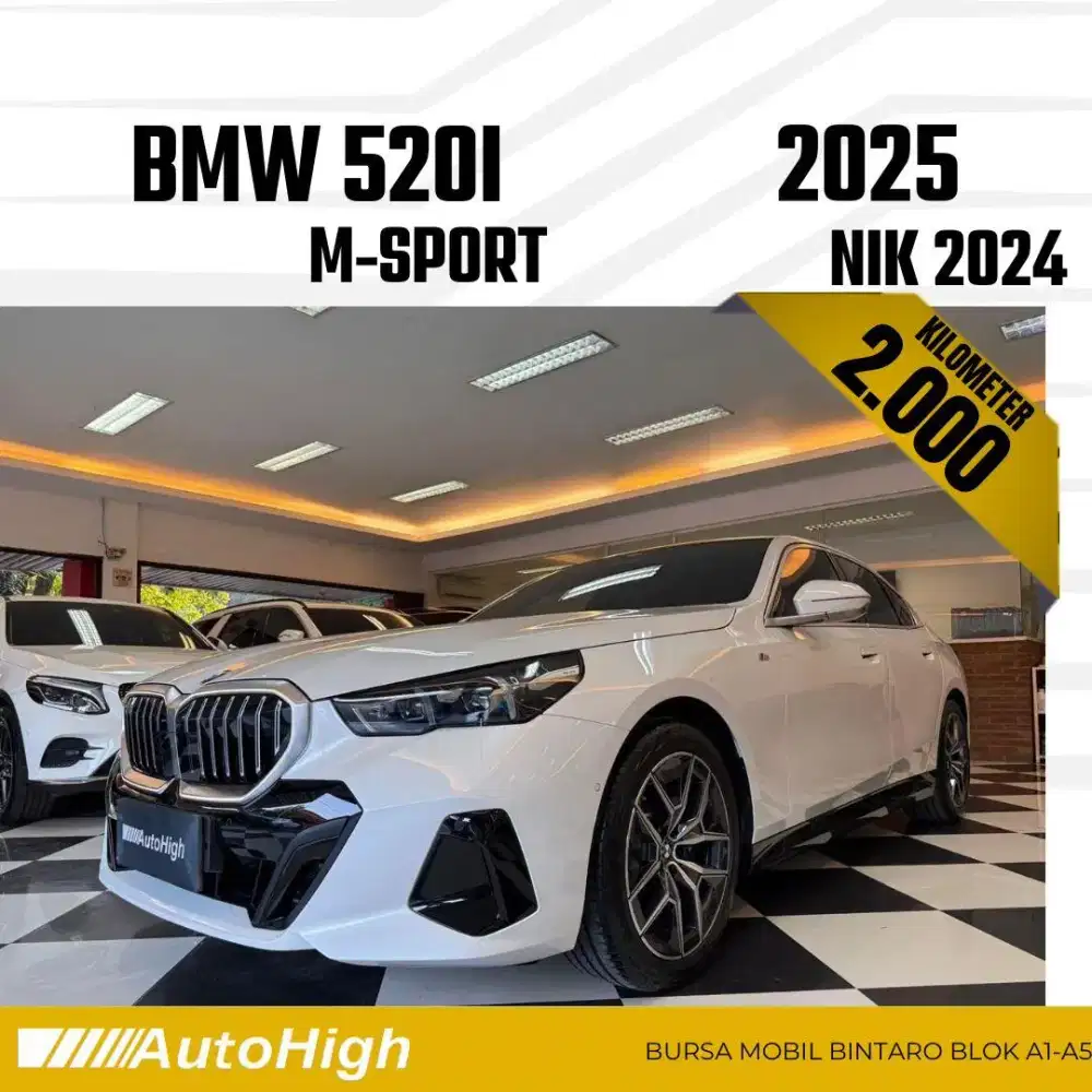 DP10% [Km2.000] 520i M-Sport 2024 White / 330i Reg 2025 #AUTOHIGH