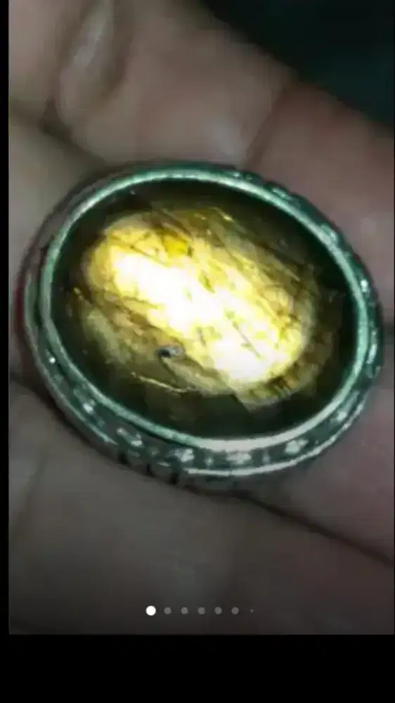 Jual Batu Cincin Gold Labrador Big Anyique Langka