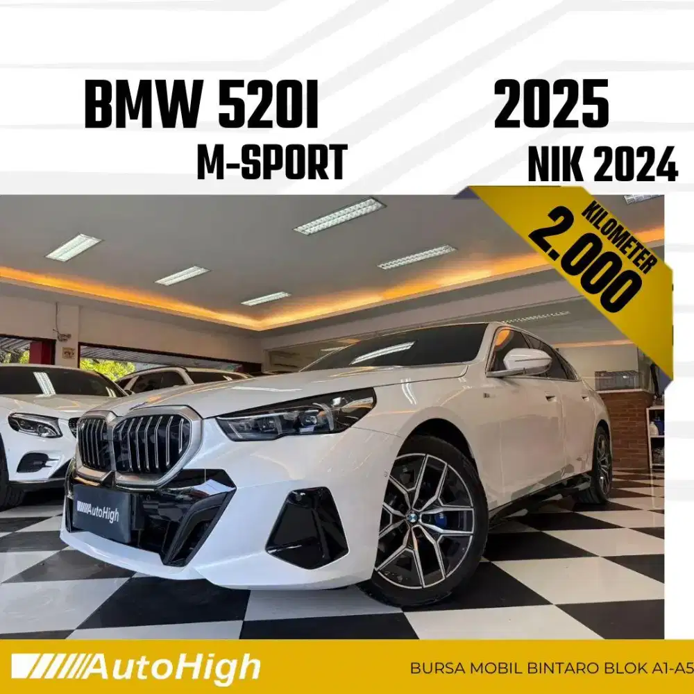 DP10% [Km2.000] 520i M-Sport 2024 White / 330i Reg 2025 #AUTOHIGH