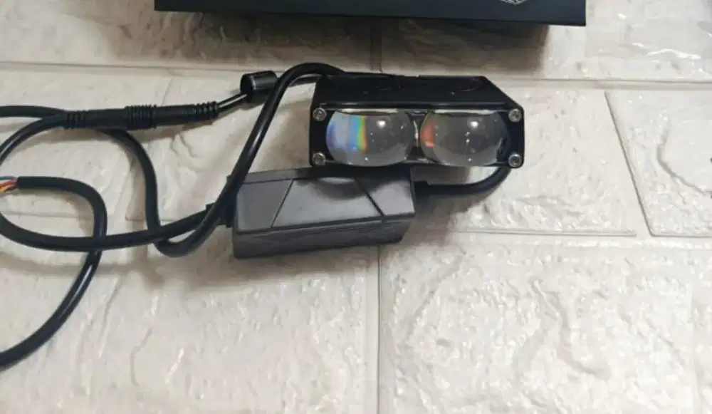 Lampu laser 2 mata model slim,harga unit saja