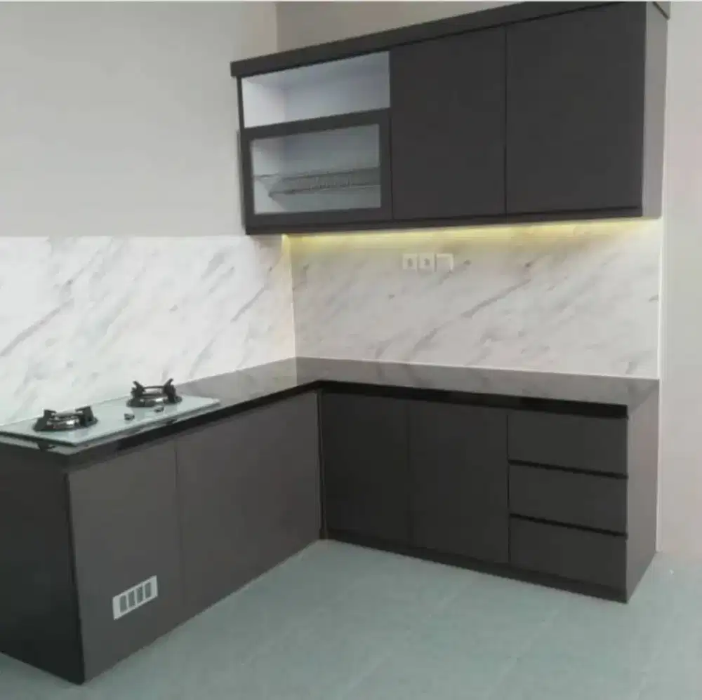 Granit top meja dapur minimalis marmer dan granit top tebel meja dapur