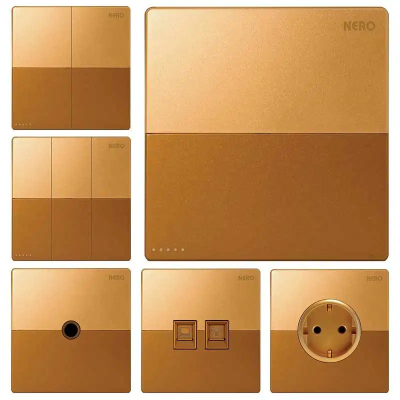 Daytona Gold Saklar Stop Kontak Nero