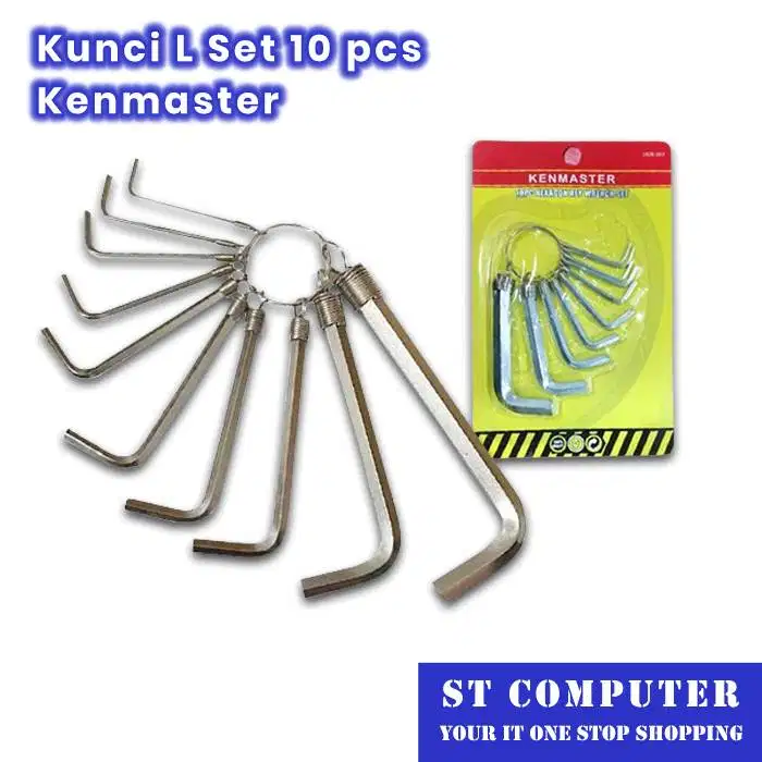Kunci L Set 10 pcs Kenmaster