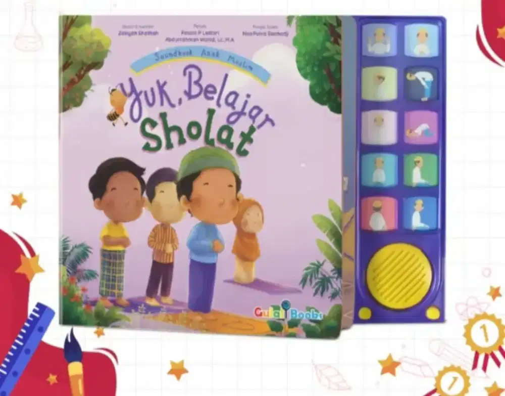 Buku belajar sholat soundbook anak jarang dipakai