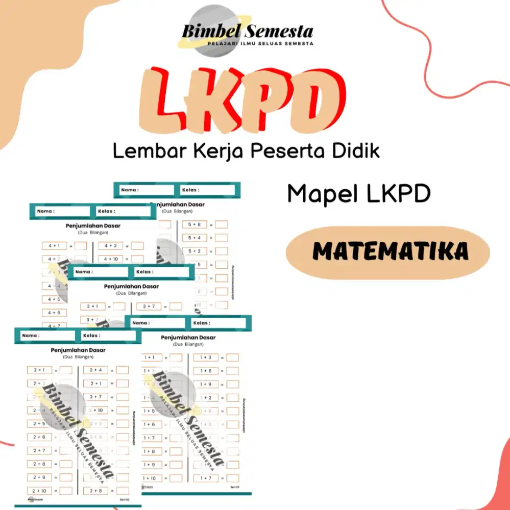 Jual PDF LKPD Matematika SD