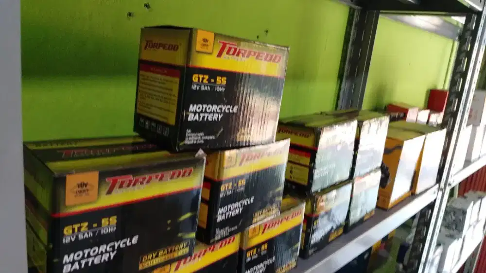 Aki motor baru gtz5s/gtz6v/gm5z