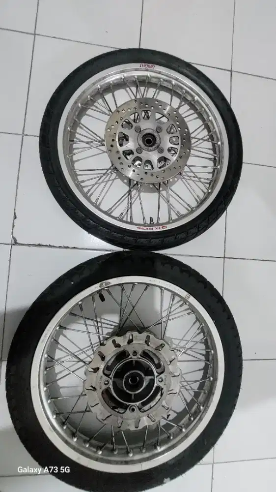 Velg TK ex Ninja RR Old siap pake
