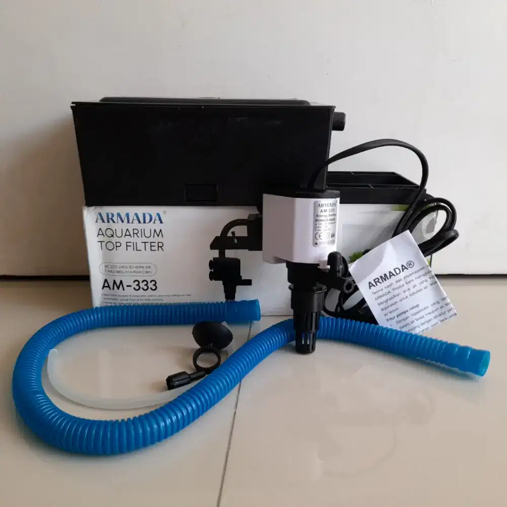 Top filter aquarium 1set merk Armada AM333