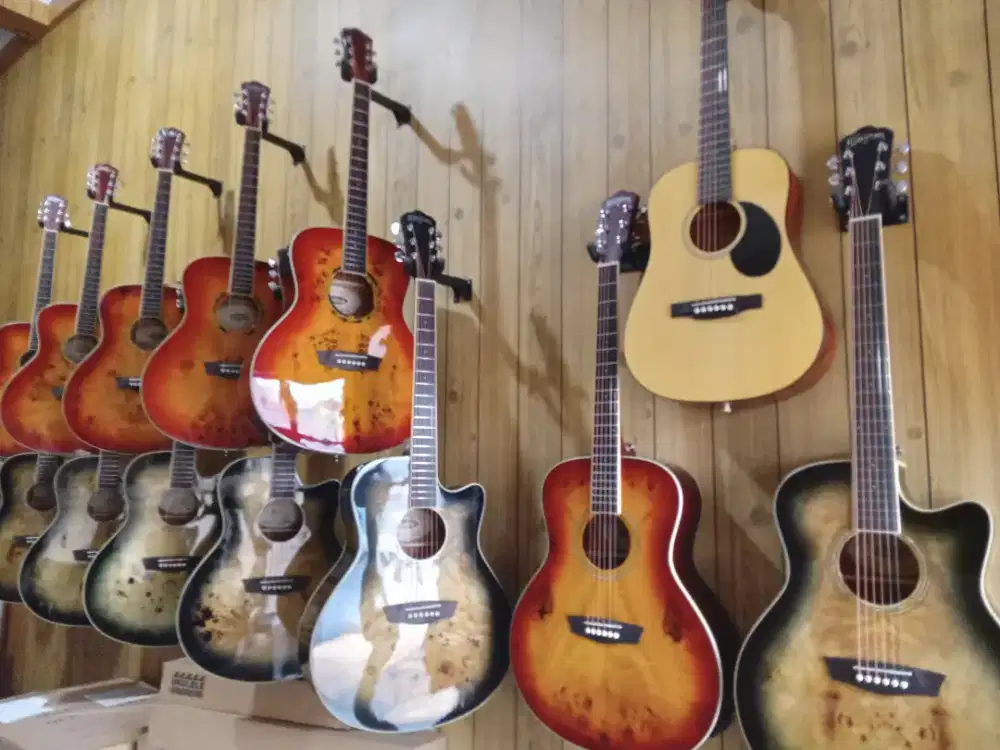 gitar akustik elektrik original washburn cutway or standard