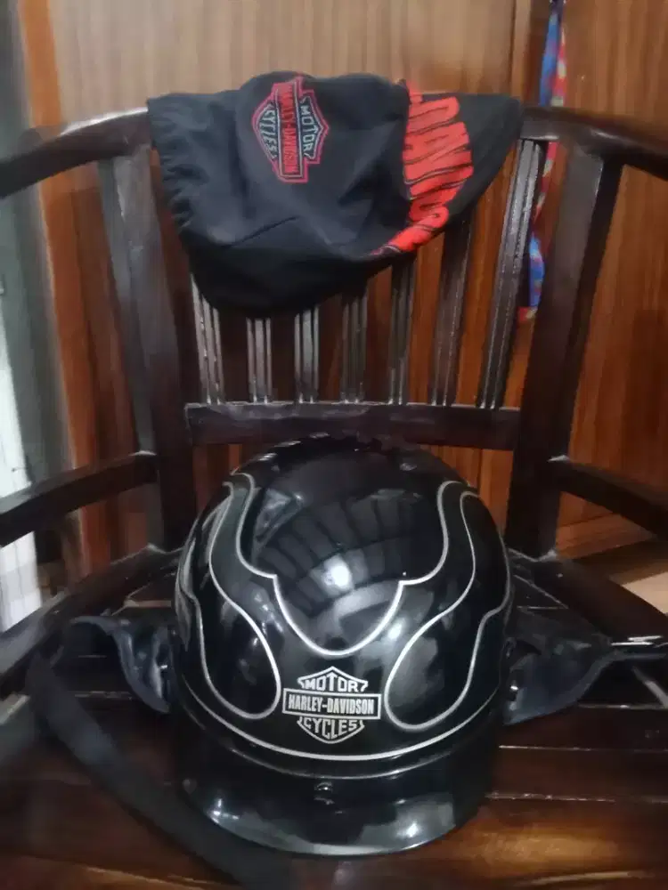 Helmet black harley- Davidson DOT approved