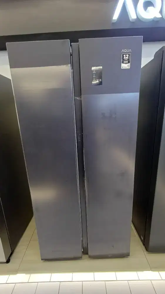 AQUA KULKAS SIDE TO SIDE 480L