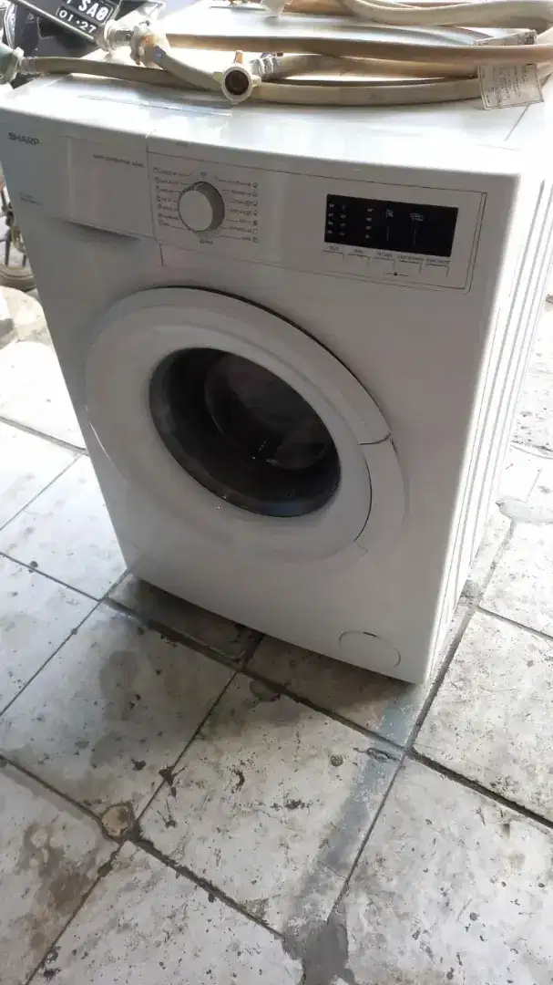 Mesin Cuci Sharp Front Loading 8kg Murah