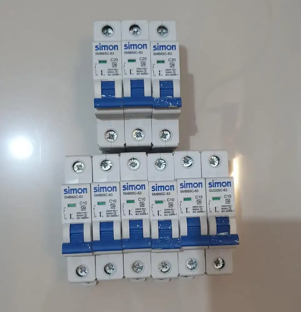MCB merk Simon 10A & 20A Second