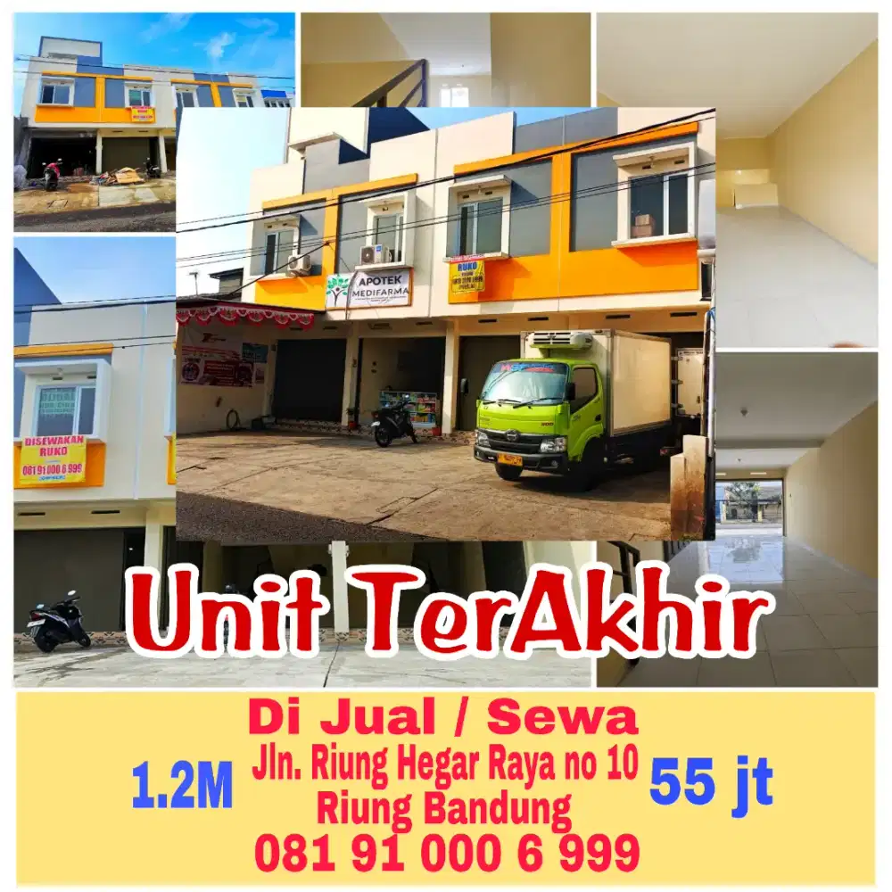 Unit Terakhir Ruko Bandung