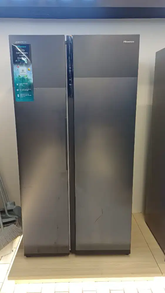 HISENSE KULKAS SIDE TO SIDE 591LTR BISA CICILAN 0%