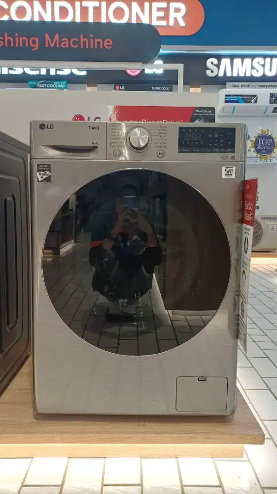 LG MESIN CUCI FRONT LOAD 8,5KG BISA CICILAN 0%