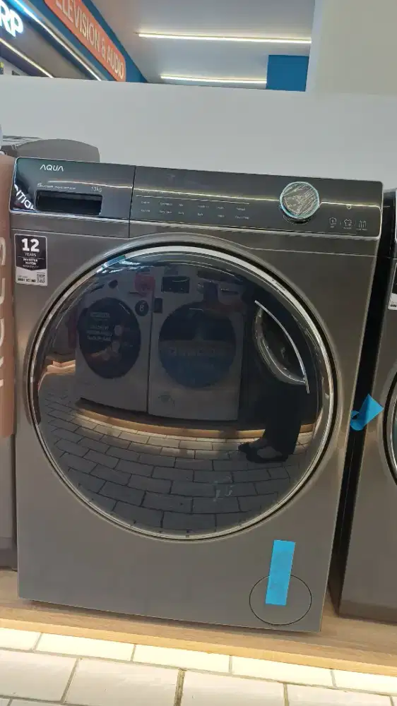 AQUA MESIN CUCI FRONT LOAD 13KG BISA CICILAN 0%