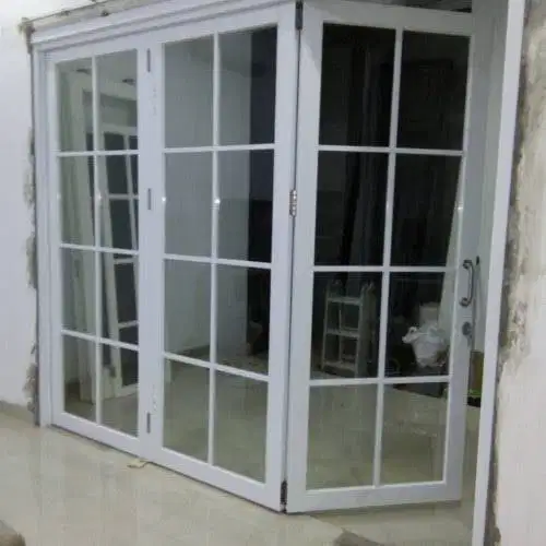 Pasang Kusen Aluminium + Pintu + Plafon Gypsum + Partisi Gypsum