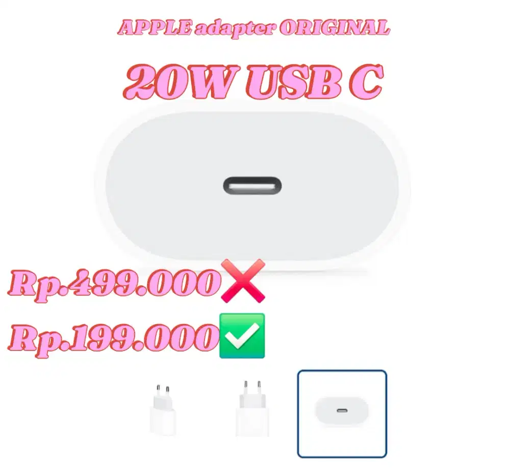 Apple 20W USB-C Power Adapter Original
