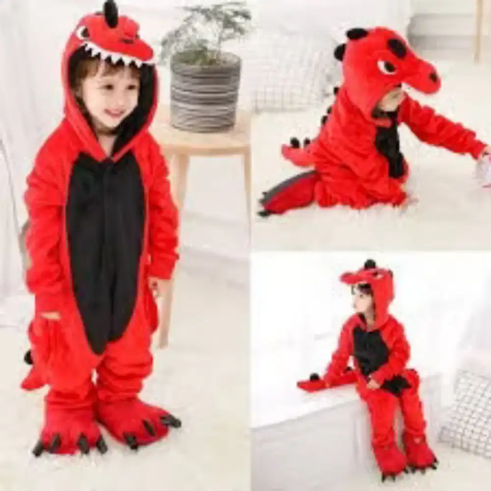 Kostum Anak Dinosaurus 2-3 Tahun