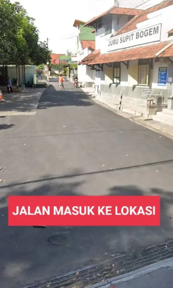 Pekarangan SHM Tepi Jalan Kampung Di Bogem Kalasan Barat Prambanan
