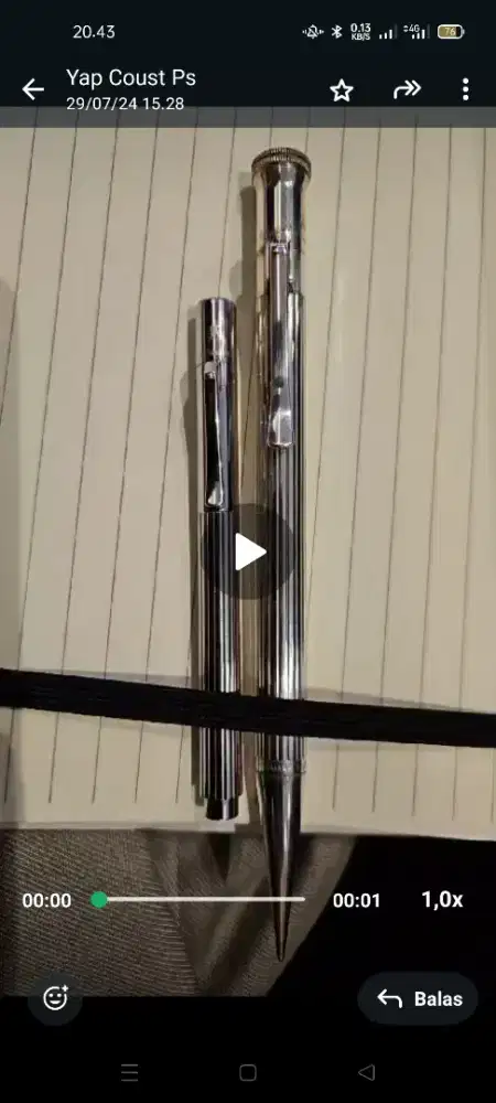 Pen platinum pocket dan slim platinum