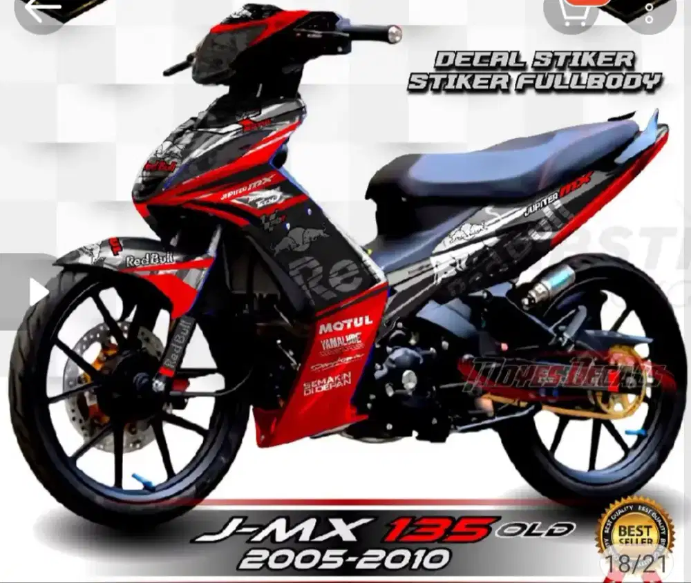Decal Jupiter MX old 135