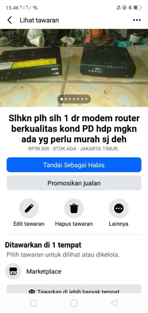 Slhkn lh slh 1 dr modem router berkualitas kond hdp mgkn perlu murah