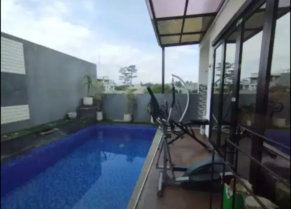 Rumah Bogor Nirwana Residence BNR swimming pool