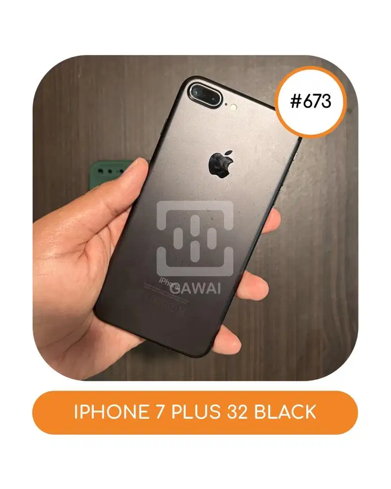 #673 Iphone 7 Plus Black 32 BH 93%