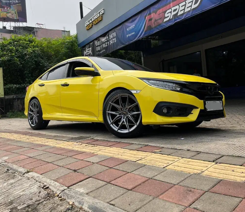 Honda Civic ES Turbo Sedan 2017 Yellow Kuning 2018 Honda civic 2016 bu