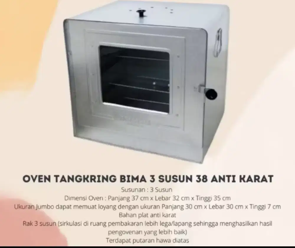 Oven bima 3 susun