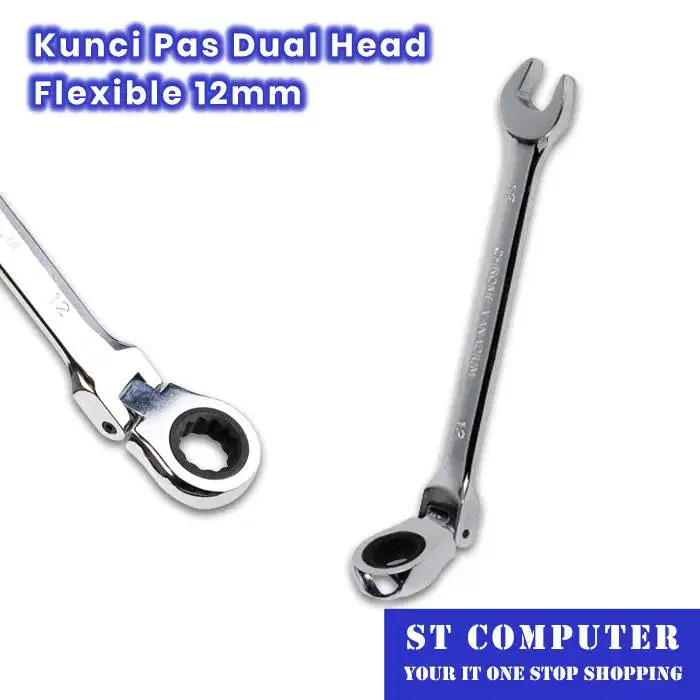Kunci Pas Dual Head Flexible 12mm
