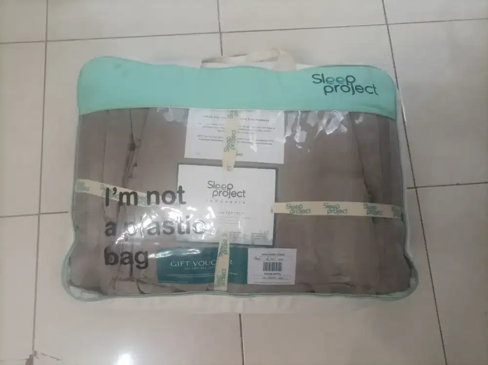 Jual Badcover plus Seprei set Sleep Project King Size 200x200 Original
