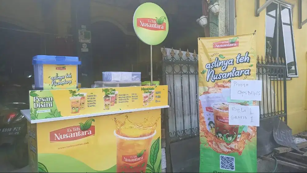 Mau jual stand second teh nusantara nih..
