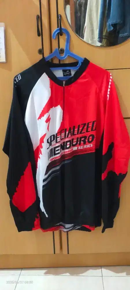 Jersey kaos sepeda lengan panjang  spez enduro