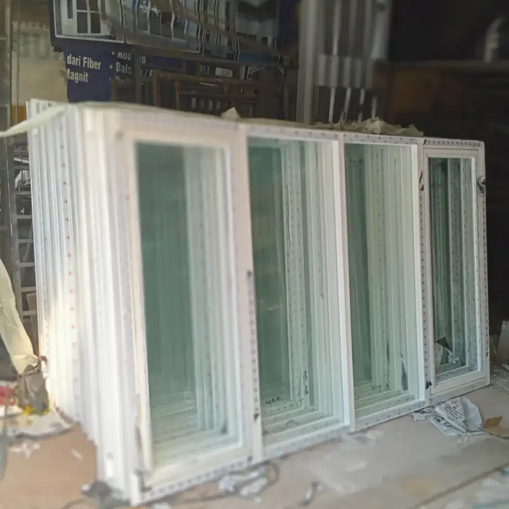 Pintu kaca kusen alminium