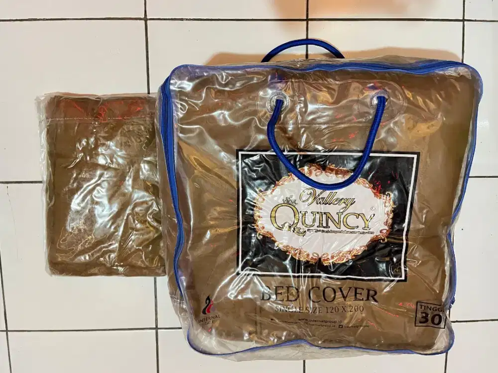 Bedcover Vallery Quincy Fullset ukuran 120 x 200