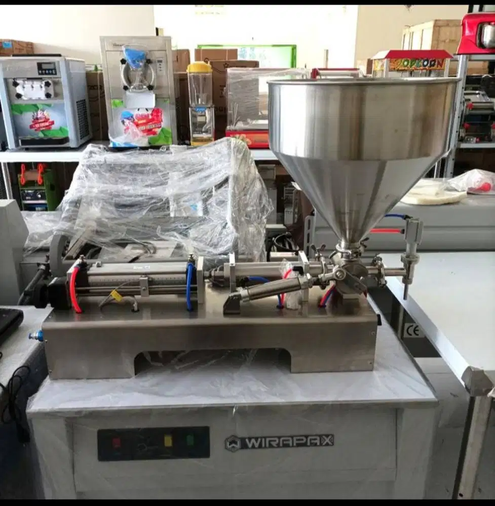 Mesin Filling Pengisi Cairan Saos Sambal Kecap Pasta PPF 500T