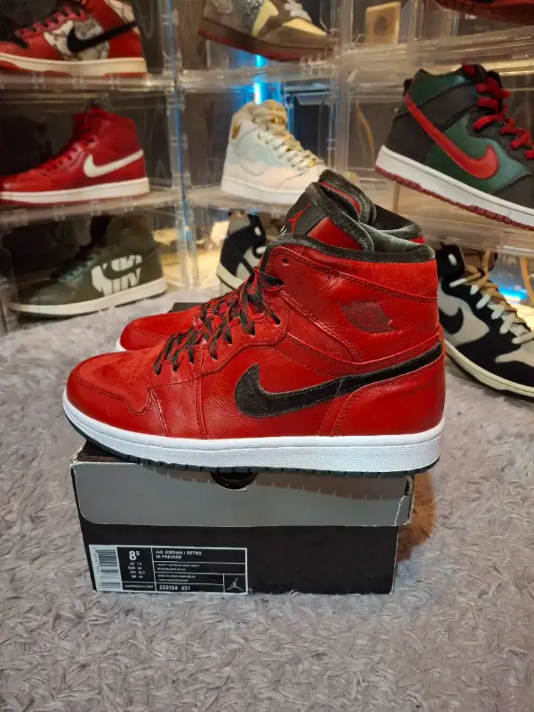 AIR JORDAN 1 RETRO HIGH X RED GUCCI 2008 NEW SIZE 42 ORIGINAL
