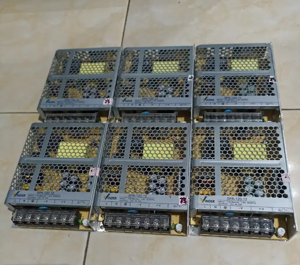 Power Supply Travo Vinder 12v 10a Original Bekas Normal 6 Pcs Borongan