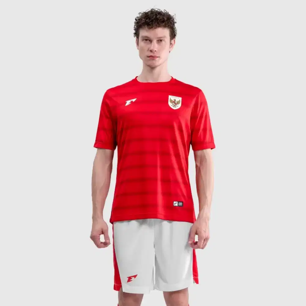 Erspo Timnas 2025 Jersey Supporter Home SS Men Red White