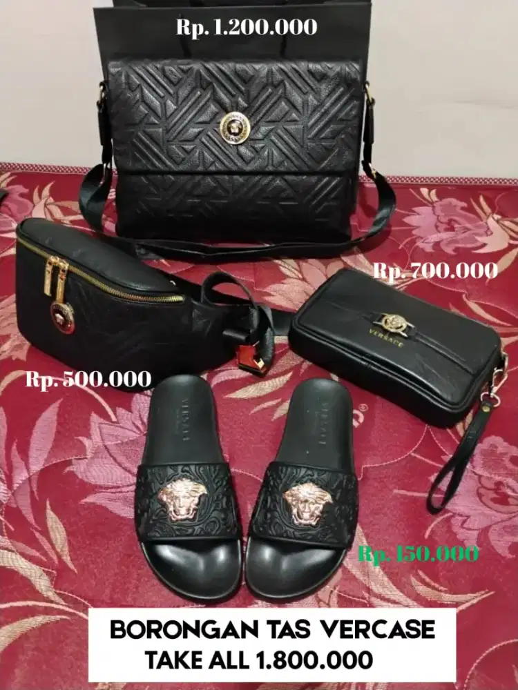 Borongan Tas Vercase 4 Item bahan kulas