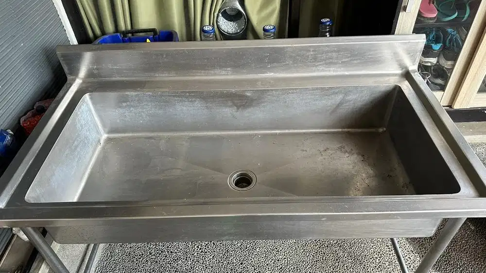 Bak Air Sink Cuci Piring TEBAL Restaurant Restoran Warung Rumah Makan